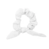 Bora-White Scrunchie