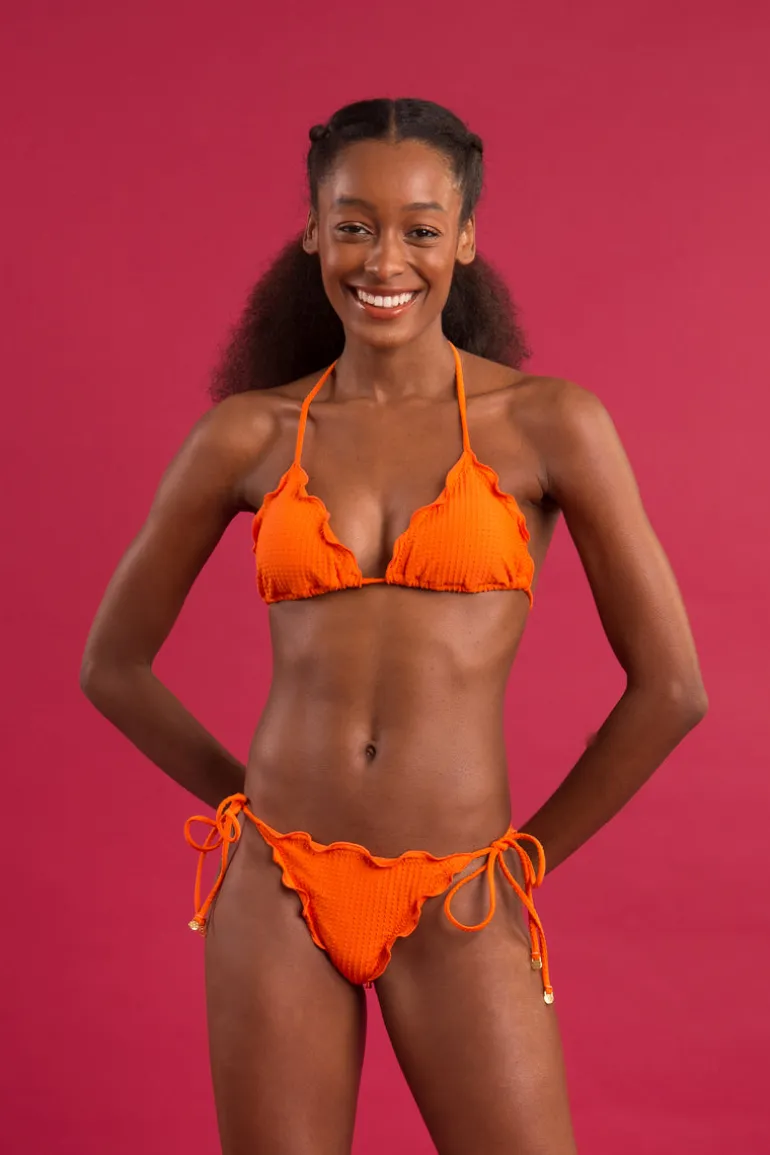 Bottom Dots-Orange Frufru