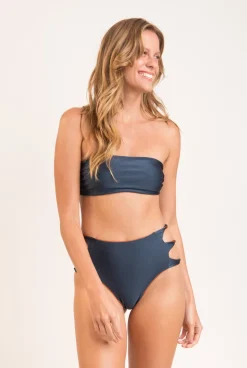 Bottom Nocciola High-Waist-Spin