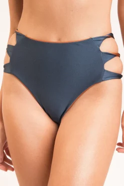 Bottom Nocciola High-Waist-Spin