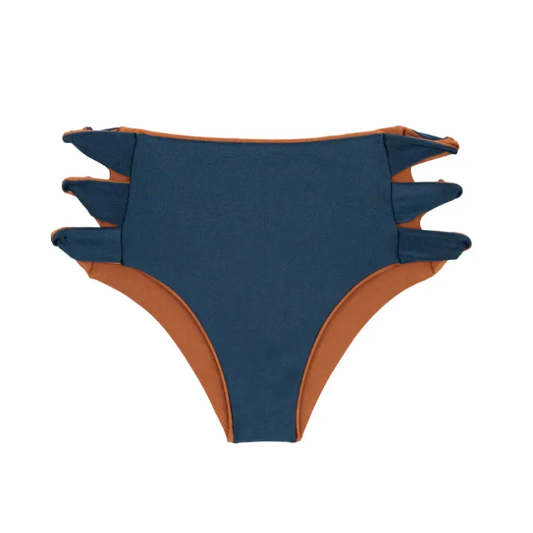 Bottom Nocciola High-Waist-Spin