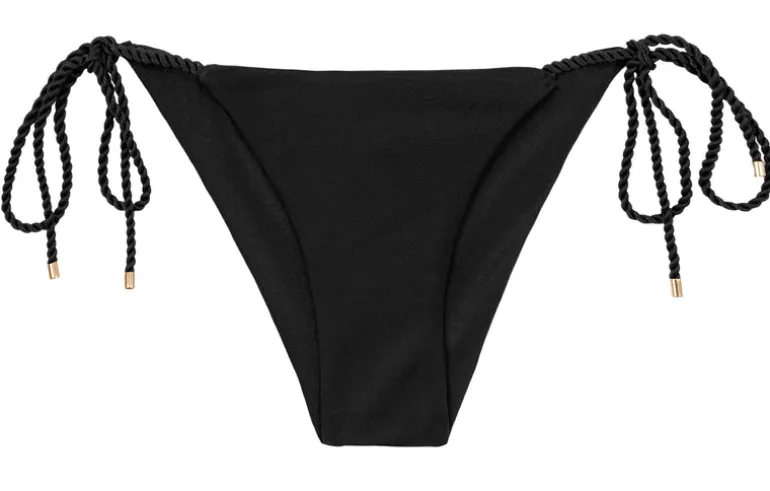 Bottom Shimmer-Black Cheeky-Rope
