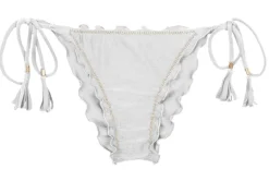 Bottom Shimmer-White Frufru