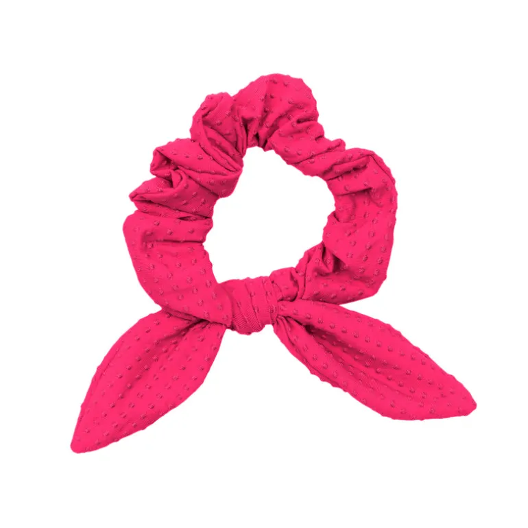 Dots-Virtual-Pink Scrunchie