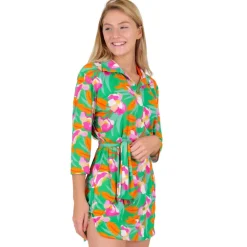 Green Bloom Chemise