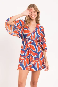 Leaves Mini Dress