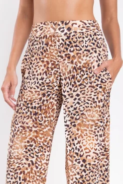 Leopard Wide Pants