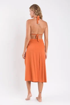 Ocre Long-Skirt-Knot