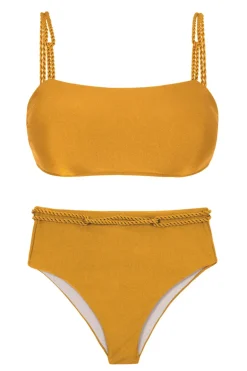 Set Damasco Bandeau-Reto Hotpants