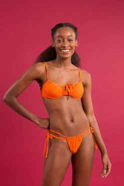 Set Dots-Orange Balconet-Tie Pipa