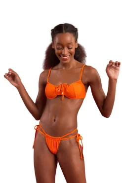 Set Dots-Orange Balconet-Tie Pipa