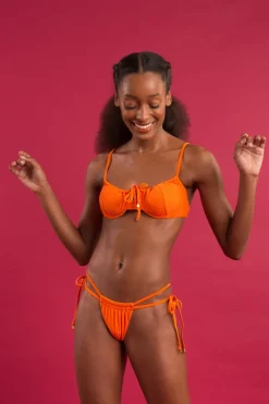 Set Dots-Orange Balconet-Tie Pipa