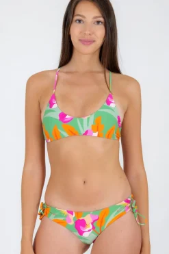 Set Green-Bloom Bralette Madrid