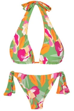 Set Green-Bloom Halter-Double Italy