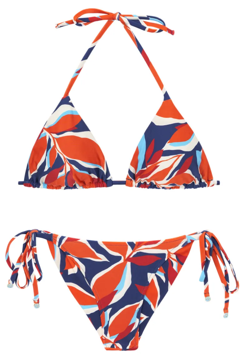 Set Leaves Tri-Inv Cheeky-Tie