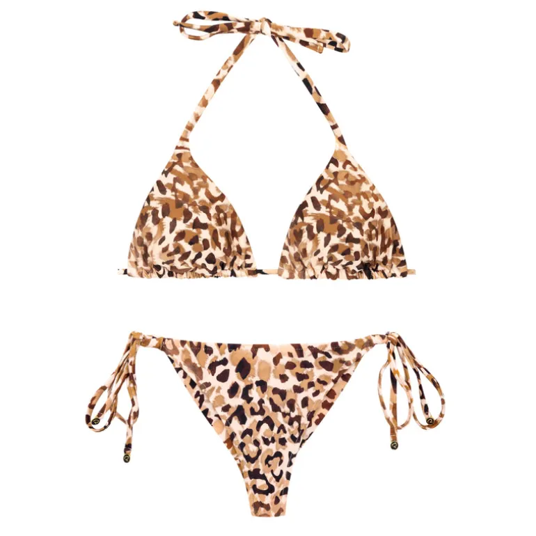 Set Leopard Tri-Inv Cheeky-Tie
