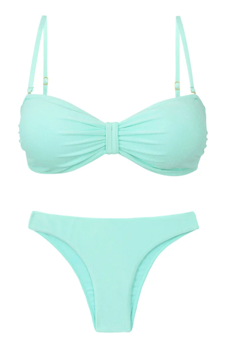Set Malibu-Menta Bandeau-Duo Essential