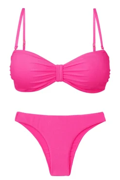 Set Malibu-Rosa Bandeau-Duo Essential