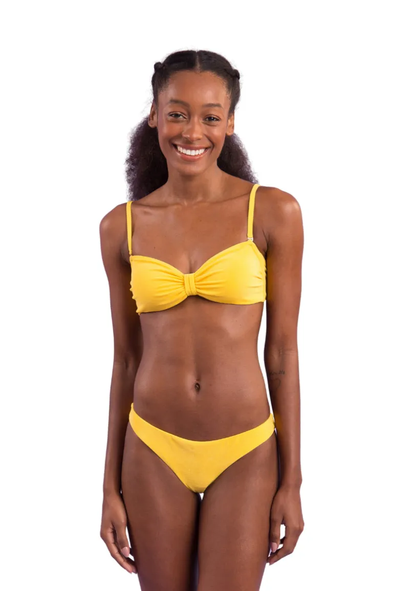 Set Malibu-Yellow Bandeau-Duo Essential