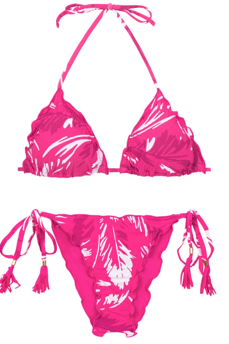 Set Pink-Palms Frufru