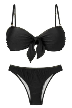 Set Shimmer-Black Bandeau-No Essential