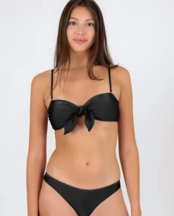 Set Shimmer-Black Bandeau-No Essential