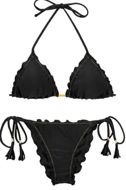 Set Shimmer-Black Frufru