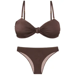 Set Shimmer-Coffee Bandeau-Joy Essential