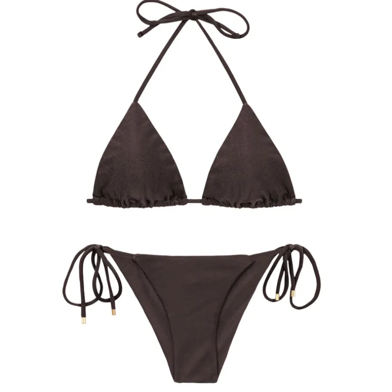 Set Shimmer-Coffee Tri-Inv Cheeky-Tie