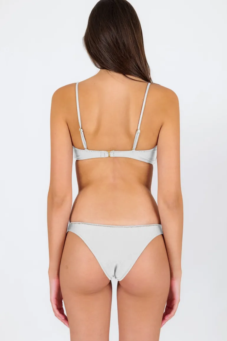 Set Shimmer-White Bandeau-Knot Essential