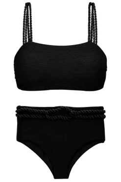 Set St-Tpz-Black Reto Hotpant-High