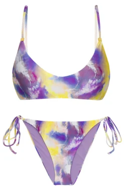 Set Tiedye-Purple Bralette Ibiza-Comfy