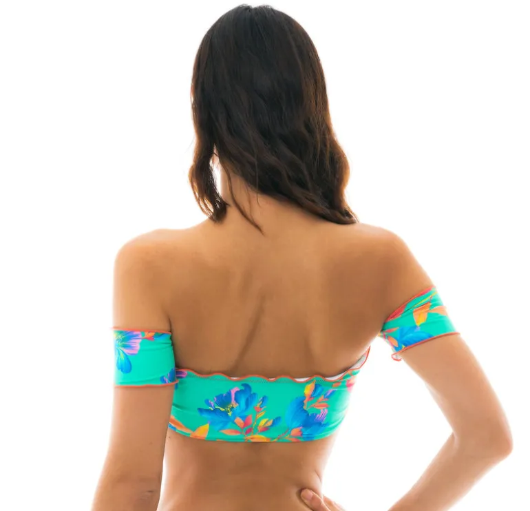 Top Acqua Flora Off Shoulder