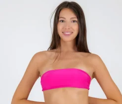 Top Amaranto Bandeau-Reto