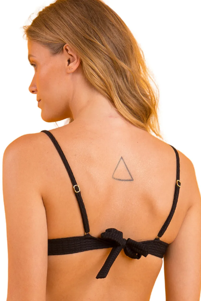 Top Bora-Black Bra-Trio