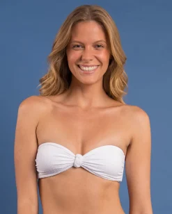 Top Bora-White Bandeau-Joy