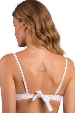 Top Bora-White Bra-Trio