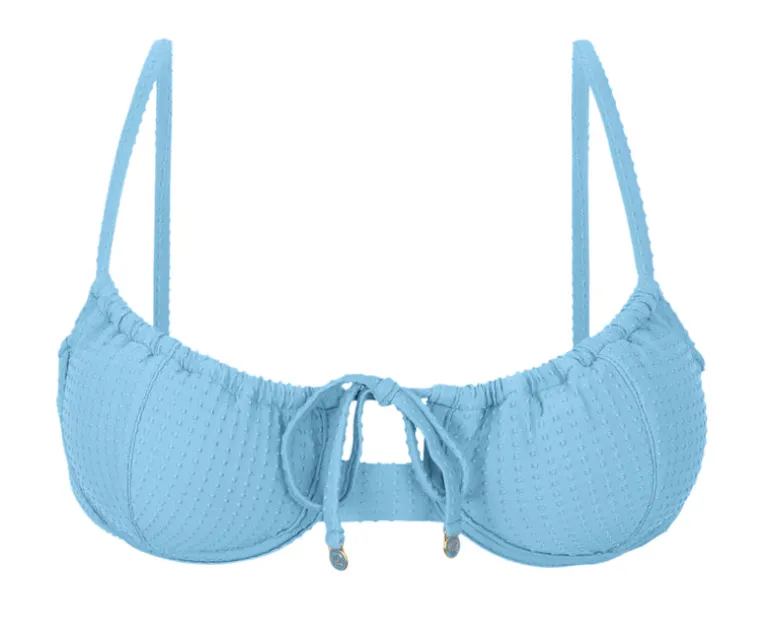 Top Dots-Sky Balconet-Tie