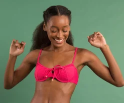 Top Dots-Virtual-Pink Balconet-Tie