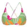 Top Green-Bloom Bralette