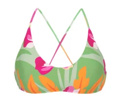 Top Green-Bloom Bralette