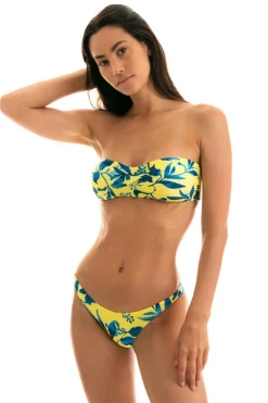 Top Lemon Flower Bandeau