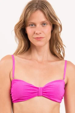 Top Malibu-Rosa Bandeau-Duo