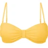 Top Malibu-Yellow Bandeau-Duo