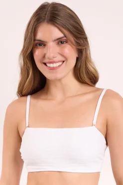 Top Memphis-White Bandeau-Reto