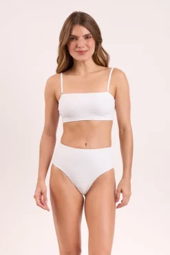 Top Memphis-White Bandeau-Reto