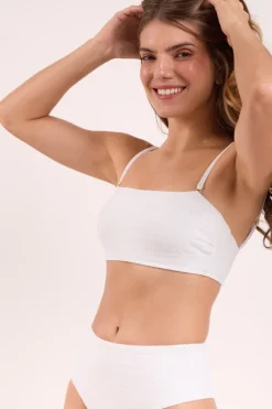 Top Memphis-White Bandeau-Reto