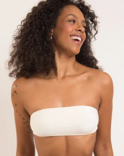 Top Off-White Bandeau-Reto