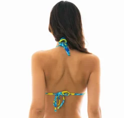 Top Palmeira Azul Triangulo