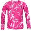 Top Pink-Palms Rash-Guard